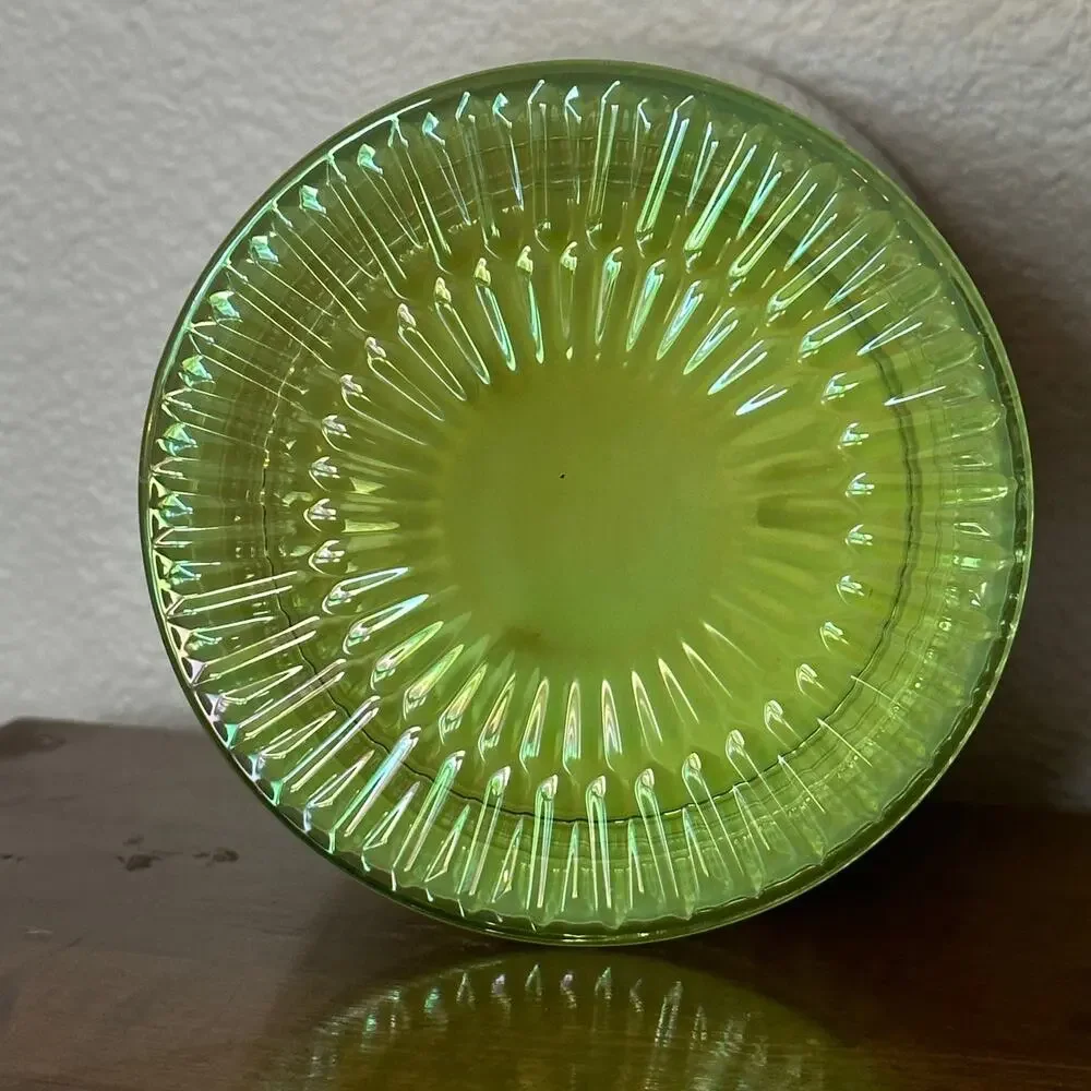 new! Bath & Body Works Flower Cart Glass Lid 3-Wick Candle Spring Green - Picture 5 of 5